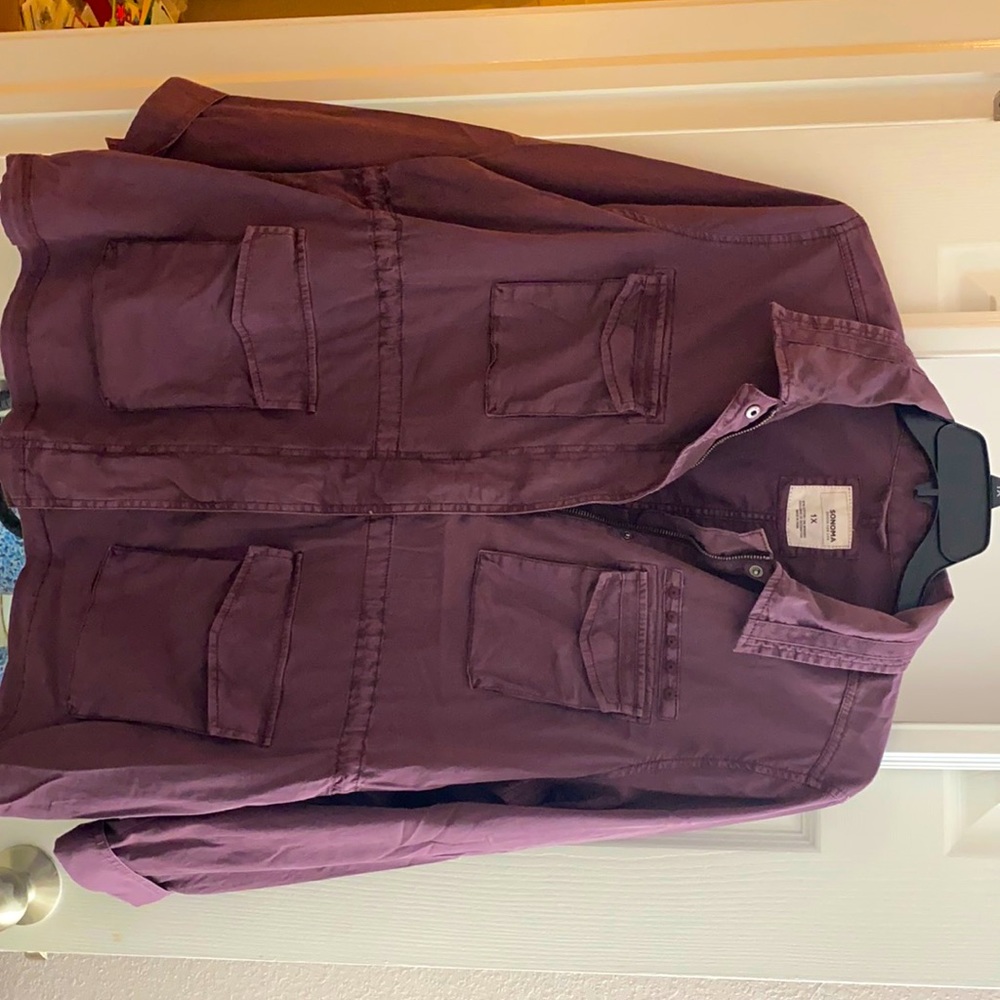 Casual long sleeve jacket size 1x